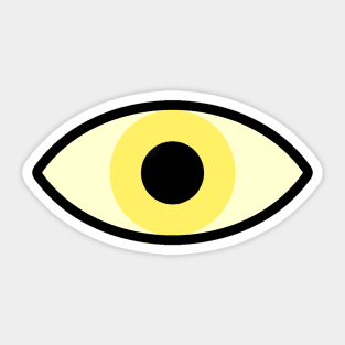 The Yellow Eye Sticker